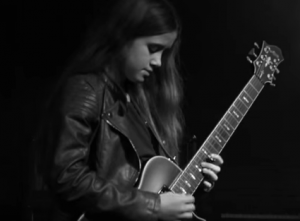 Guitarist Lucy Gowen. 