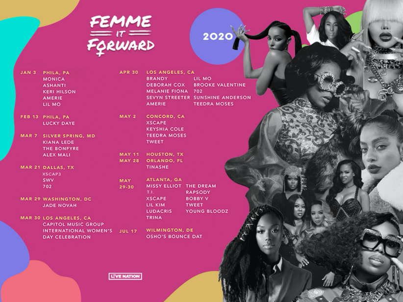 Femme It Forward Announces 2020 Programming, Including Dates With Missy  Elliot, Lil Kim, And Tinashe – the WiMN