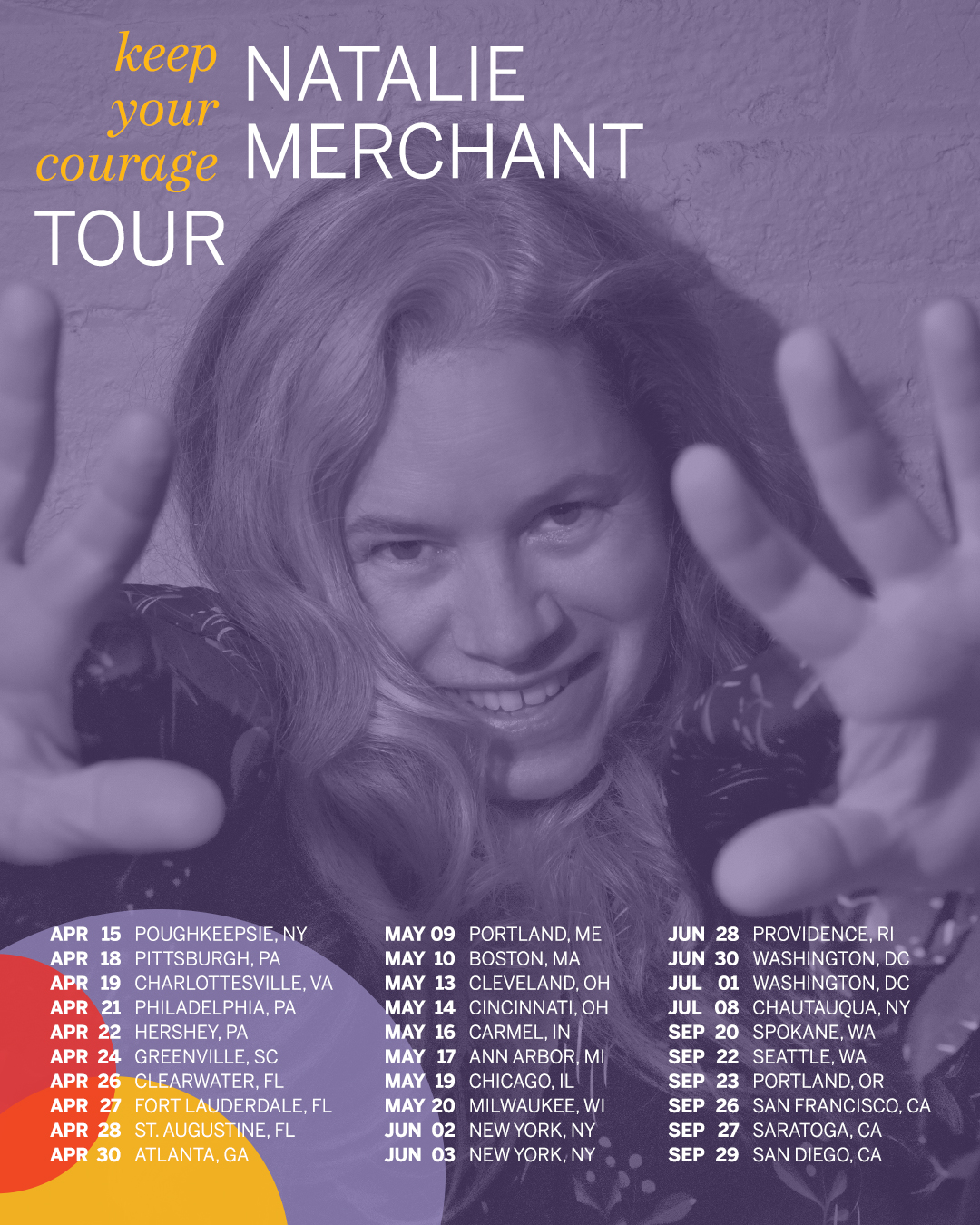 natalie merchant tour dates